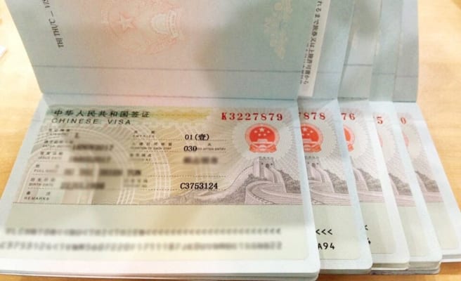 Có 2 cách xin visa Trung Quốc